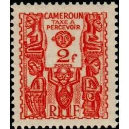 Timbre de collection Cameroun - Taxe 22 Nouvelle Collection