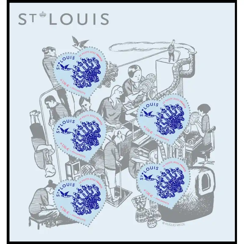 Vente Flash France Bloc Feuillet n°153 Cœur de Saint-Louis Neuf **