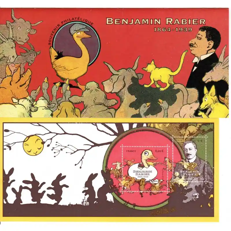 Bloc souvenir n°94 Benjamin Rabier Vente Flash