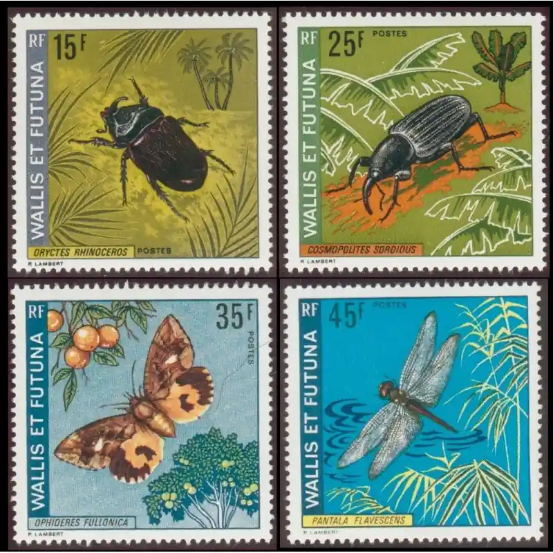 Dernière Chance Timbre Wallis et Futuna n°185 à 188