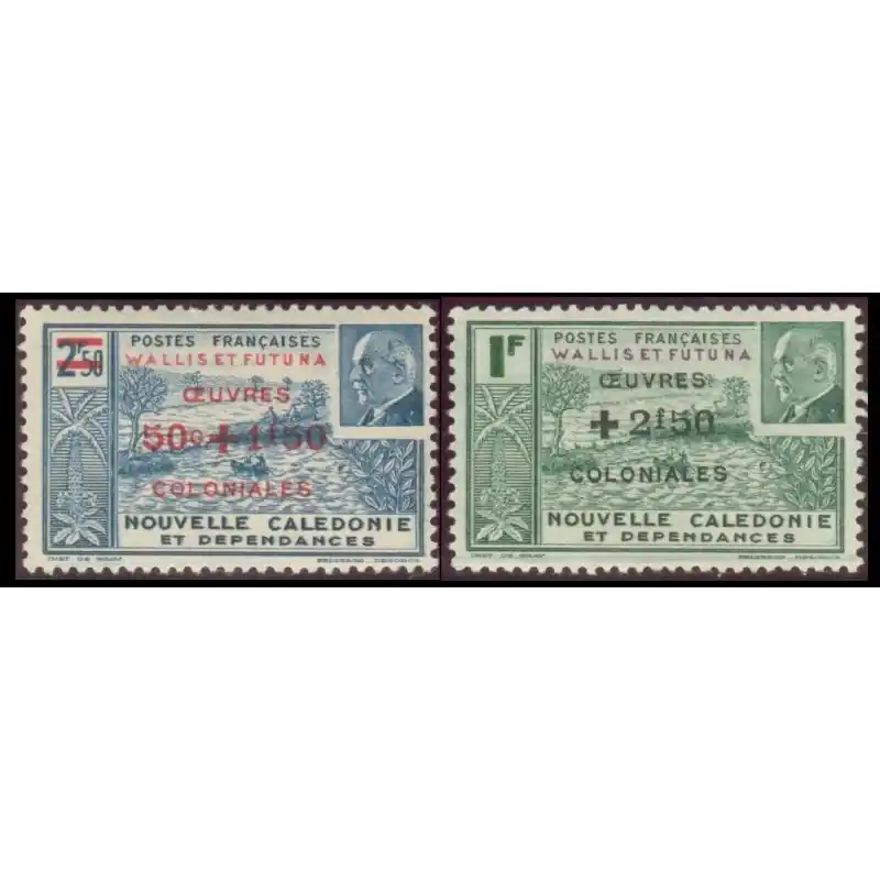 Timbre Wallis et Futuna n°131 et 132 Nouveauté