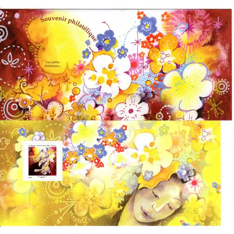 Bloc souvenir n°90 Petits bonheurs Produit De Marque