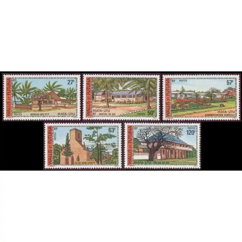 Premium Timbre Wallis et Futuna n°203 à 207
