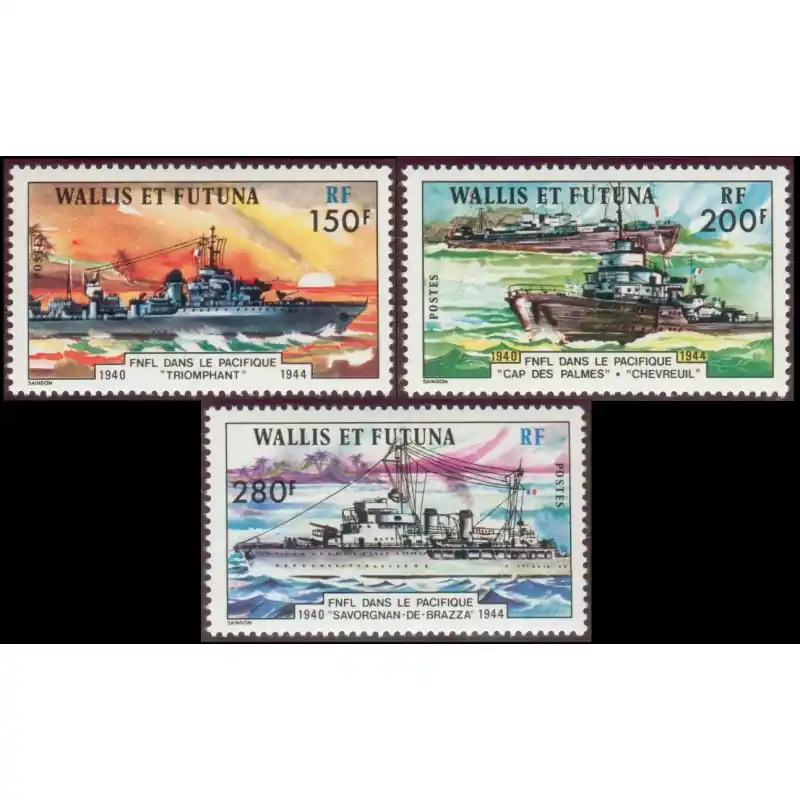 Offre Du Jour Timbre Wallis et Futuna n°210 à 212