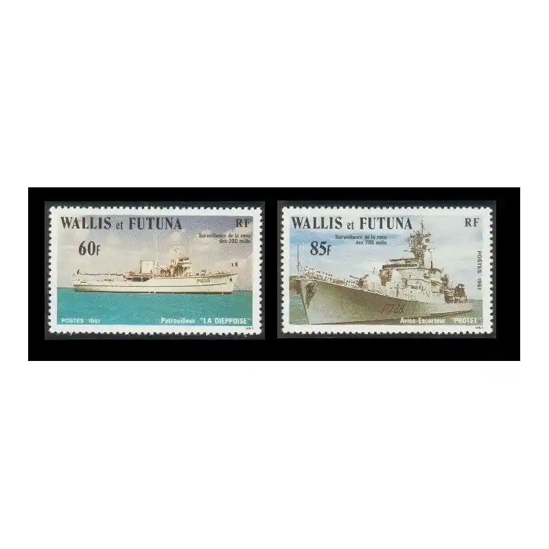 Livraison Mondiale Timbre Wallis et Futuna n°279 et 280