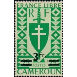 Fait Main Timbre de collection Cameroun - 271