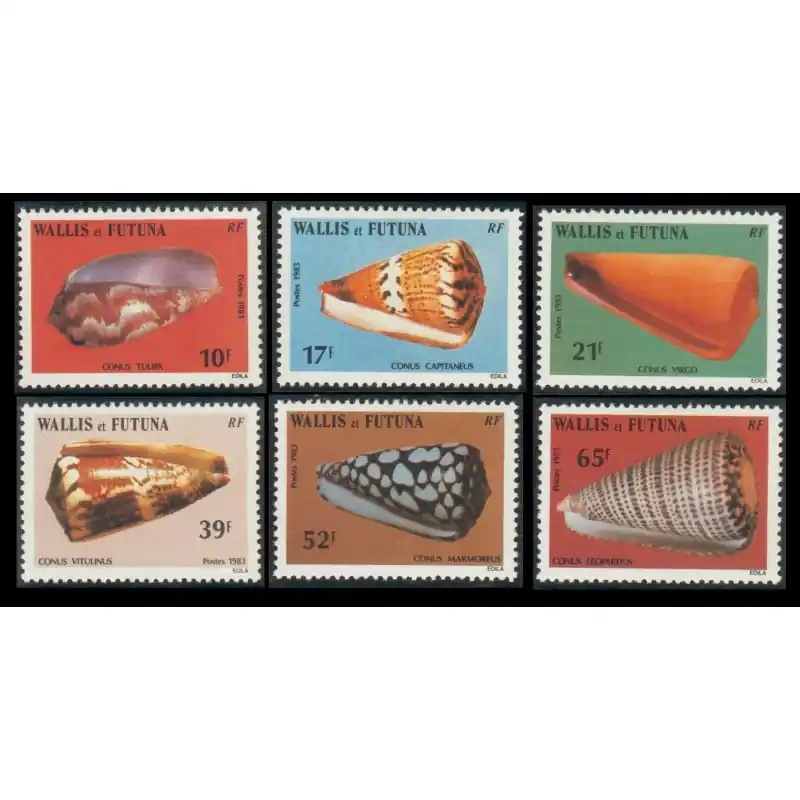 Timbre Wallis et Futuna n°306 à 311 Nouveauté