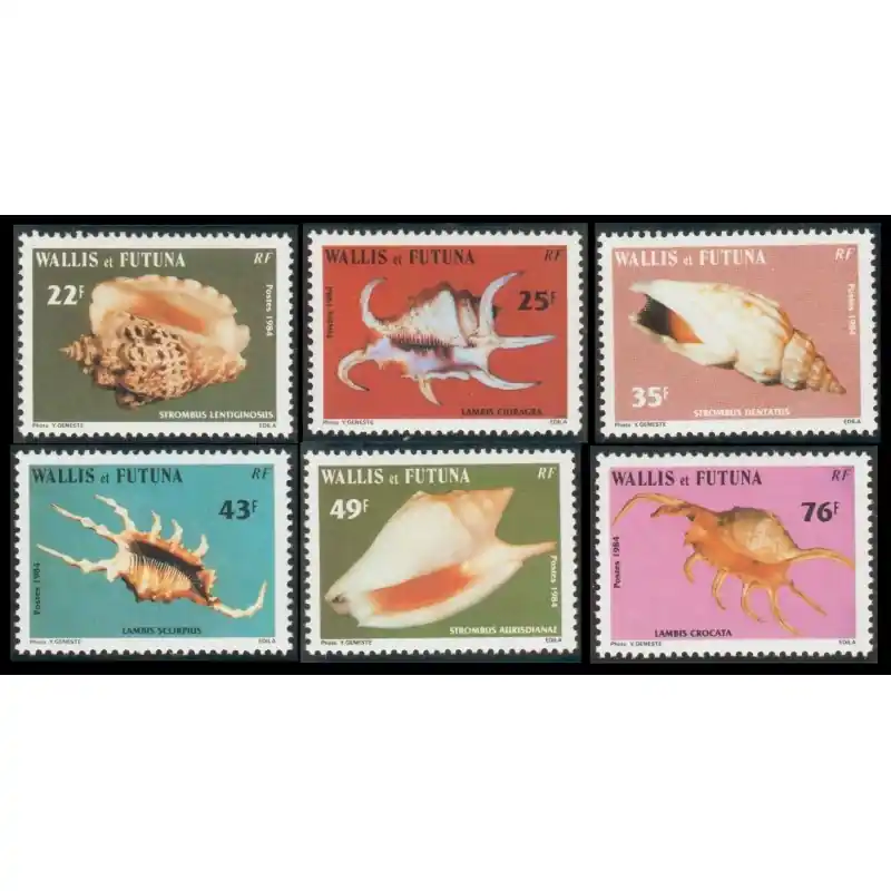 Prix Réduit Timbre Wallis et Futuna n°312 à 317