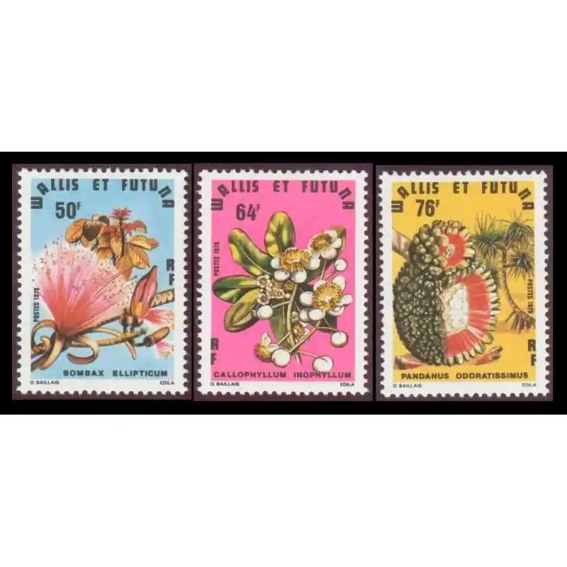 Offre Limitée Timbre Wallis et Futuna n°234 à 236