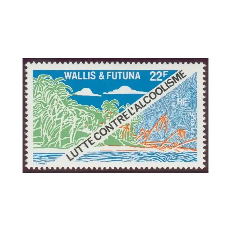 Timbre Wallis et Futuna n°237 Jusqu’à Épuisement Des Stocks