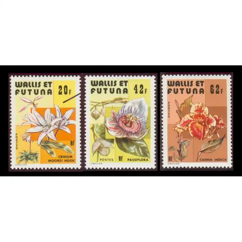 Timbre Wallis et Futuna n°238 à 240 Haute Qualité