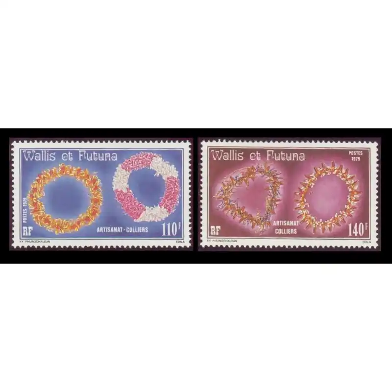 Timbre Wallis et Futuna n°241 et 242 Haute Qualité