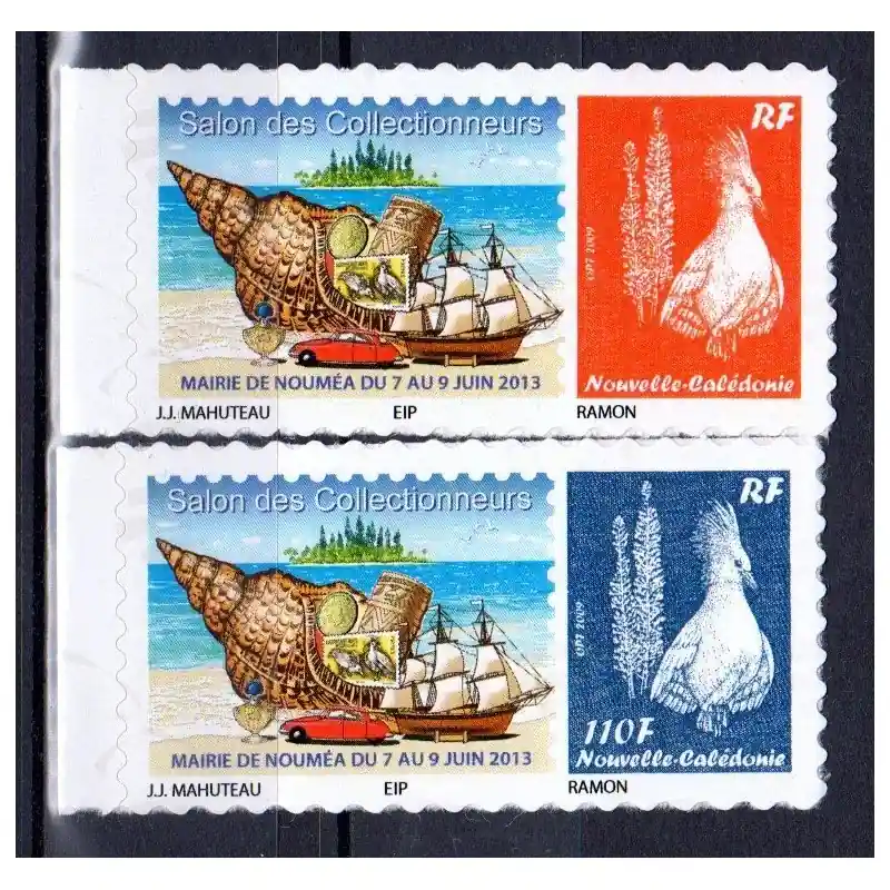 Timbre Nouvelle Calédonie n°1174A et 1174B Livraison Gratuite