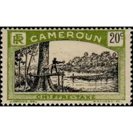 Premium Timbre de collection Cameroun - Taxe 06