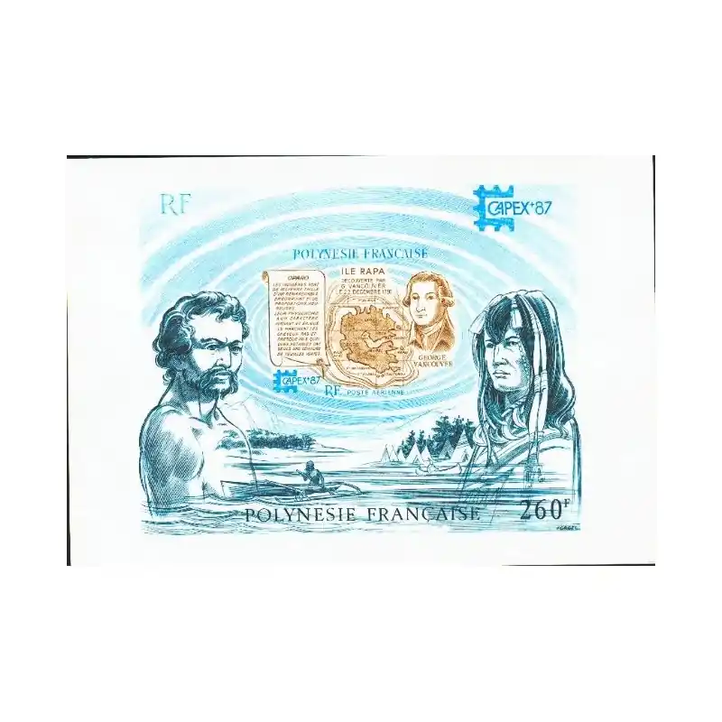 Expédition Rapide Polynésie Bloc Feuillet n°13