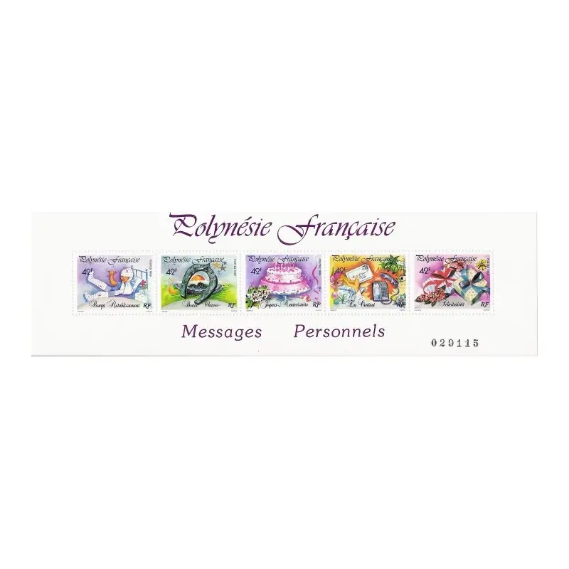 Polynésie Bloc Feuillet n°16 Marque