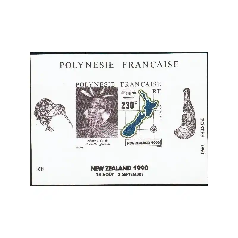 Polynésie Bloc Feuillet n°17 Bon Marché