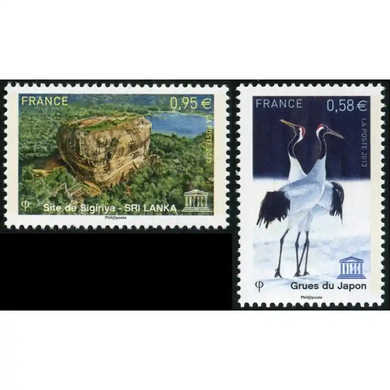 Prix Choc Timbres de Service France n°157 et 158