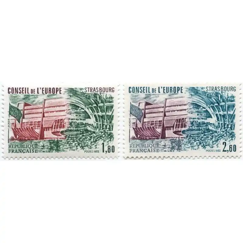 Timbres de Service France n°73 et 74 Gros Lot