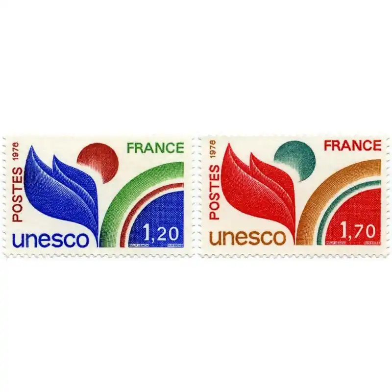 Timbres de Service France n°56 et 57 Promotion