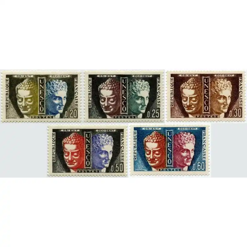 Timbres de Service France n°22 à 26 Haute Qualité