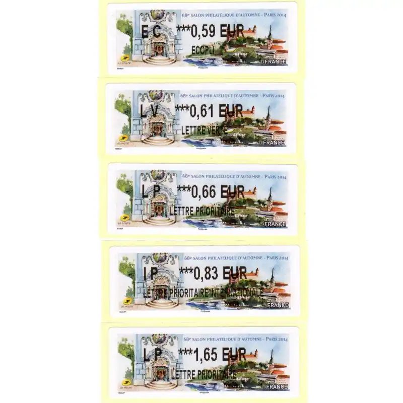 Petit Prix Vignettes LISA 2014 "68ème Salon Philatélique d'automne"