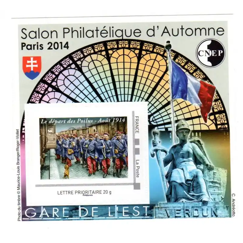 Artisanat Bloc CNEP n°67 "Salon Philatélique d'Automne, Paris 2014"