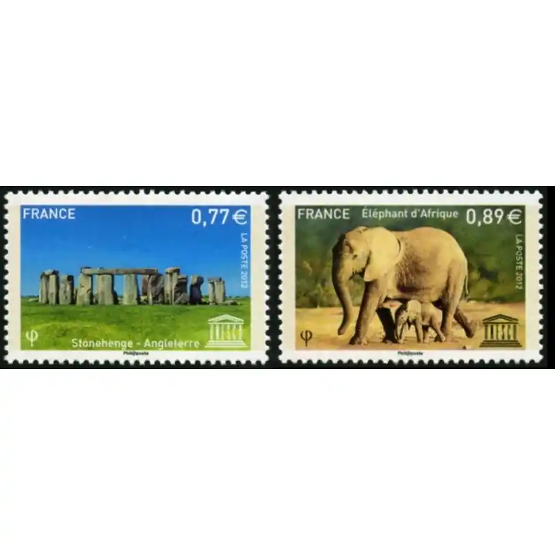 Nouvelle Collection Timbres de Service France n°154 et 155