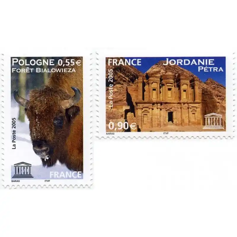 Timbres de Service France n°132 et 133 Bon Marché