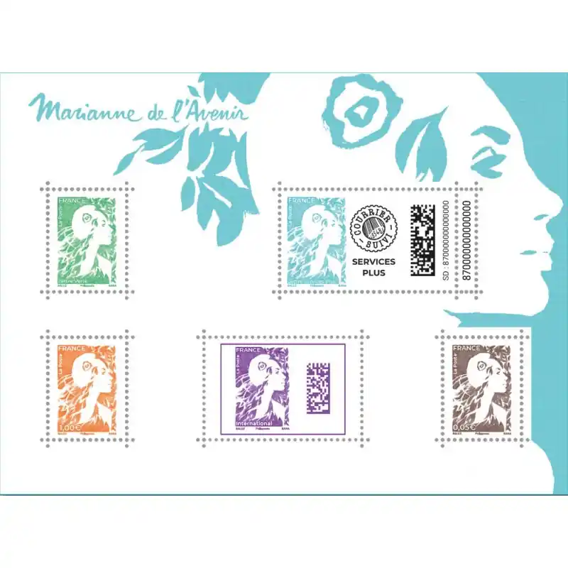 Artisanat France Bloc Feuillet n°156 Marianne de l'Avenir Neuf **