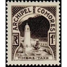 Prix Promo Timbre de collection Comores - Taxe 2