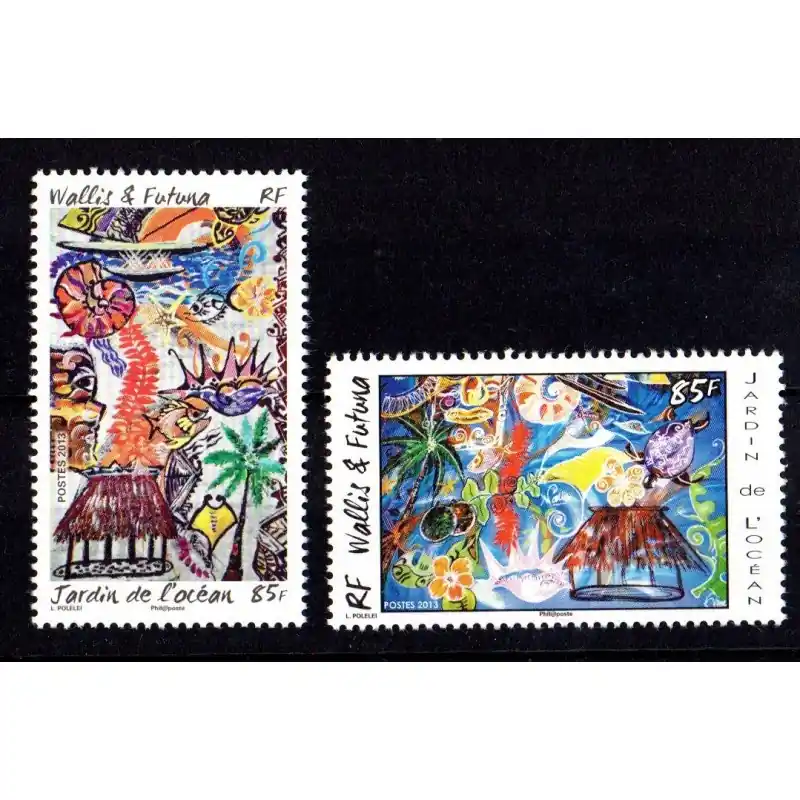 Timbre Wallis et Futuna n°781 et 782 Retour Gratuit