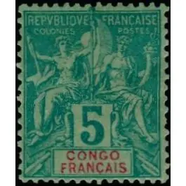 Super Prix Timbre de collection Congo - 015