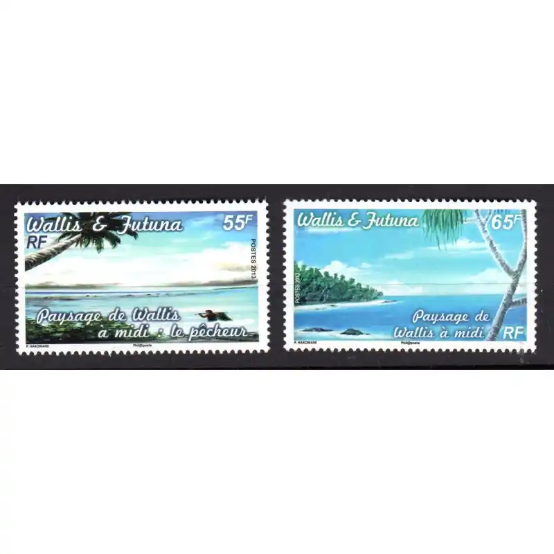 Livraison Gratuite Timbre Wallis et Futuna n°801 et 802
