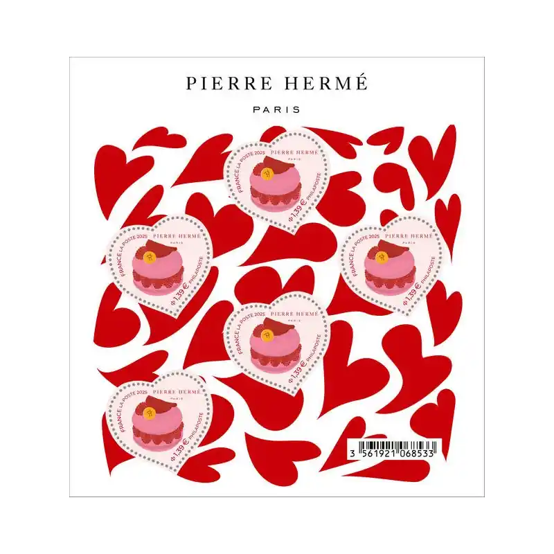 France Bloc Feuillet n°158 Cœur Pierre Hermé Neuf ** Retour Gratuit