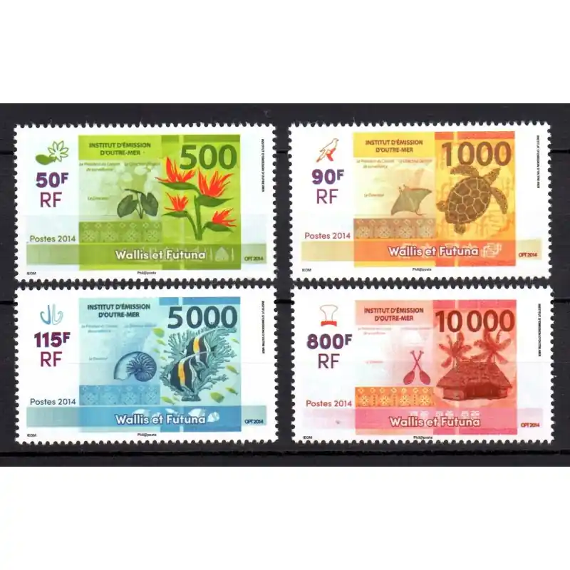 Timbre Wallis et Futuna n°806 à 809 Garantie Incluse