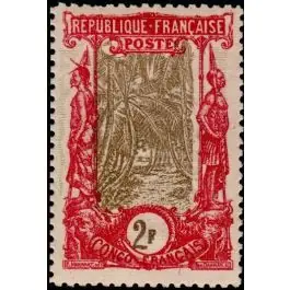 Artisanat Timbre de collection Congo - 040