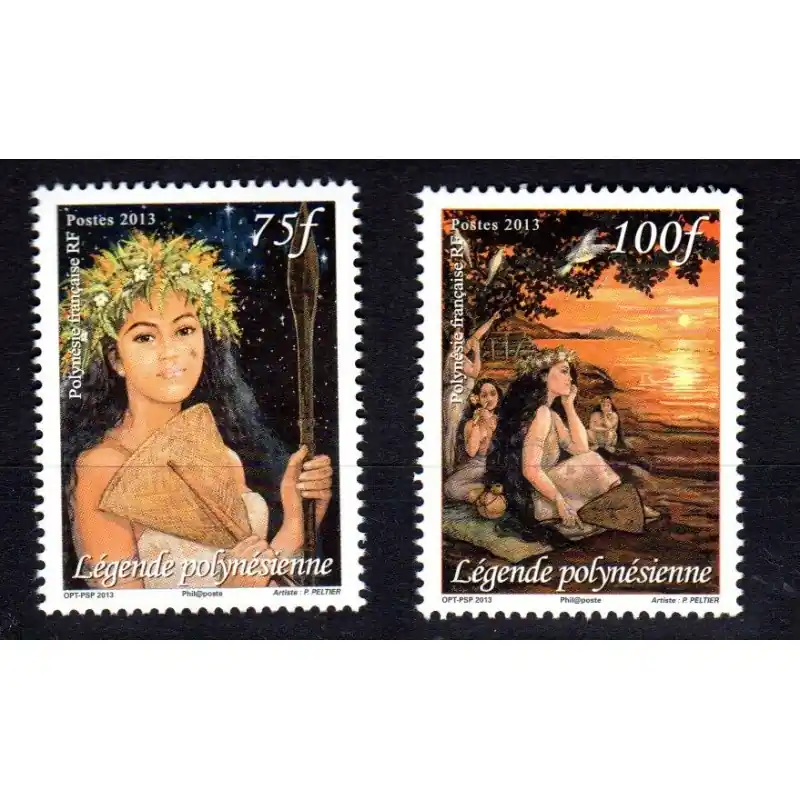 Timbre Polynésie n°1017 et 1018 Expédié Aujourd’hui
