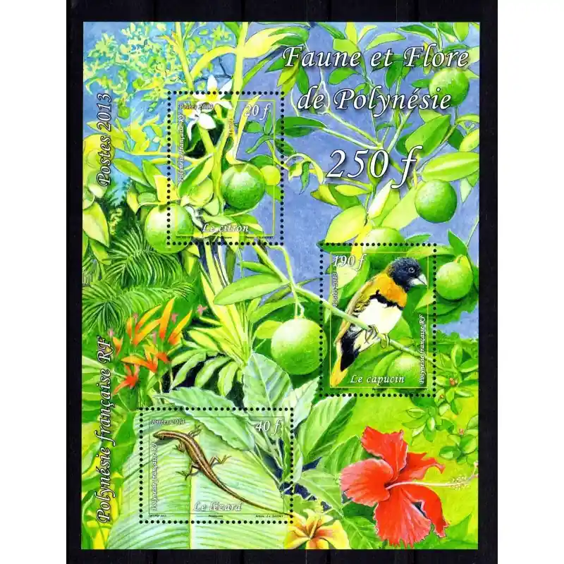 Marque Timbre Polynésie F1019