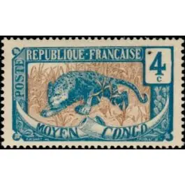 Timbre de collection Congo - 050 Satisfait Ou Remboursé