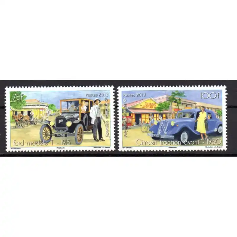 Quantité Limitée Timbre Polynésie n°1046 et 1047