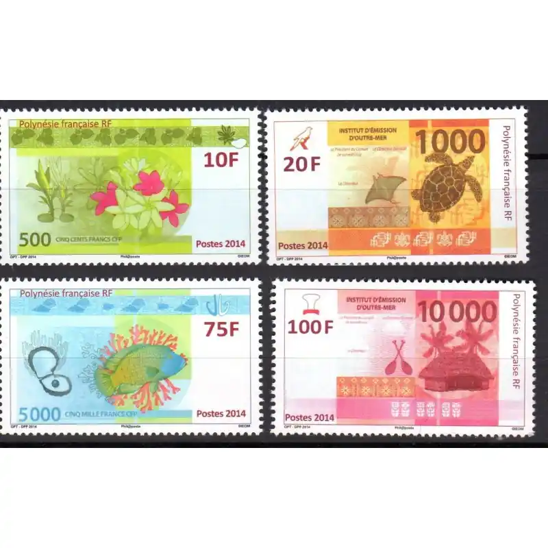 Offre Exclusive Timbre Polynésie n°1048 à 1051