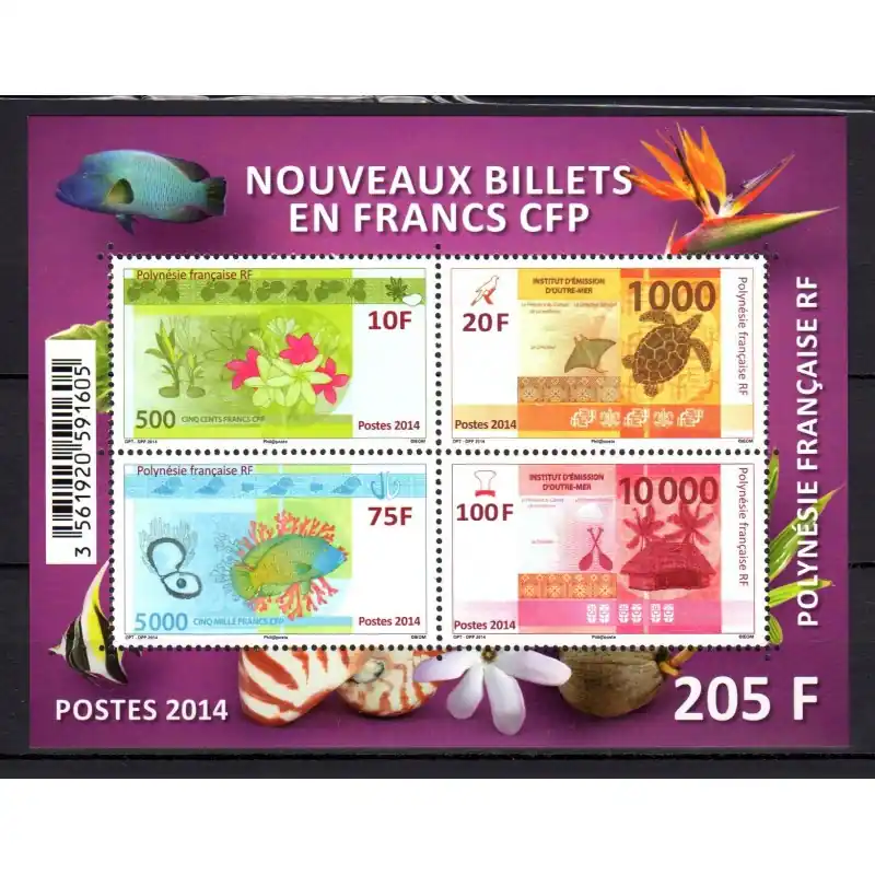 Polynésie Bloc Feuillet n°40 Prix Bas