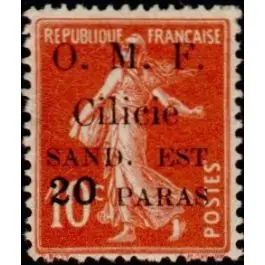 Marque Timbre de collection Cilicie - 100