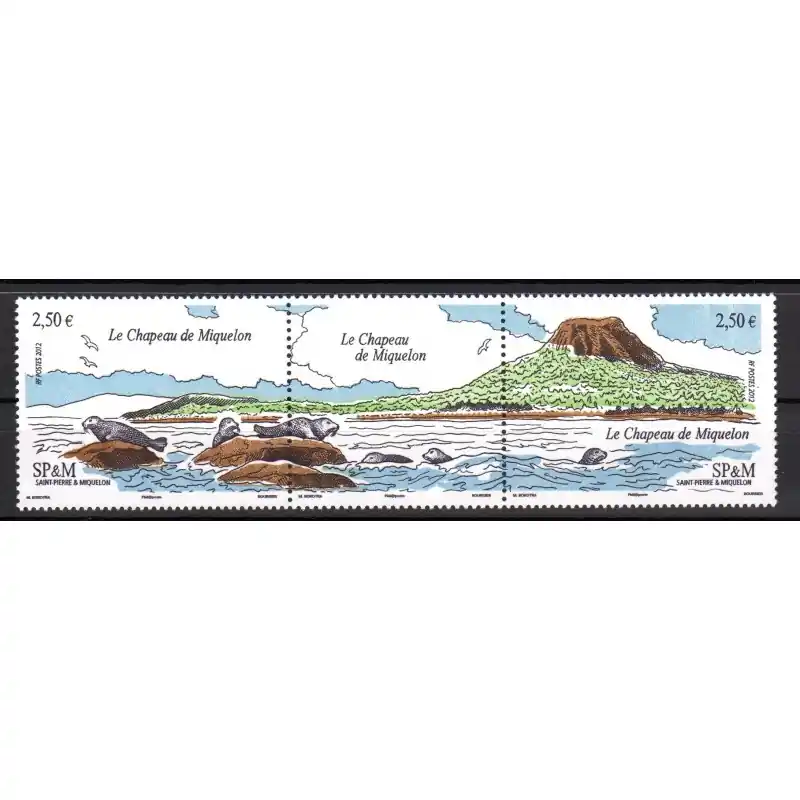 Prix Choc Timbre Saint-Pierre et Miquelon n°1055 et 1056