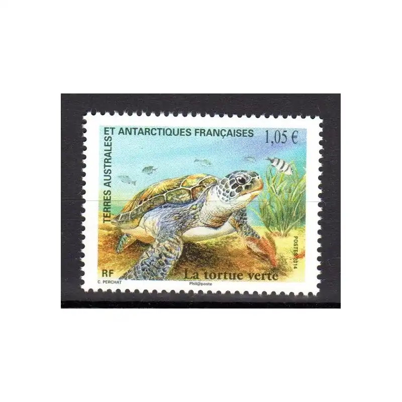 Timbre TAAF n°717 Tortue verte Soldes