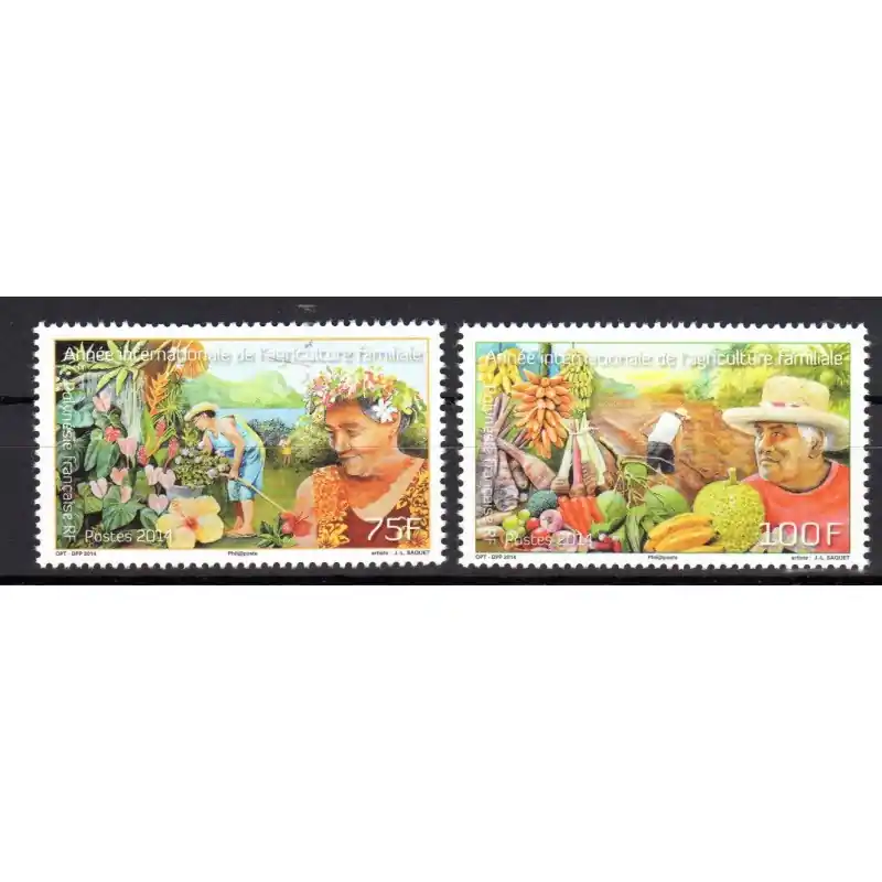 Nouvelle Collection Timbre Polynésie n°1054 et 1055