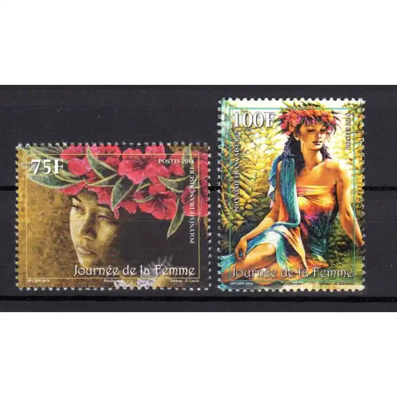 Timbre Polynésie n°1056 et 1057 Expédition Rapide