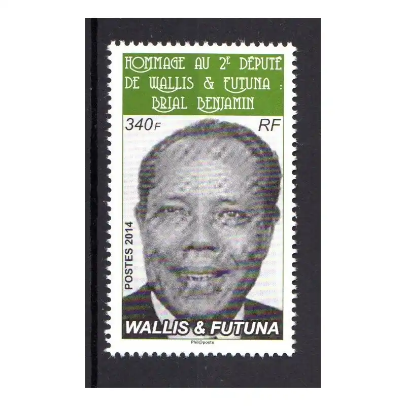 Produit De Marque Timbre Wallis et Futuna n°825 Brial Benjamin