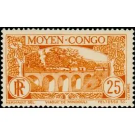 Bon Marché Timbre de collection Congo - 120